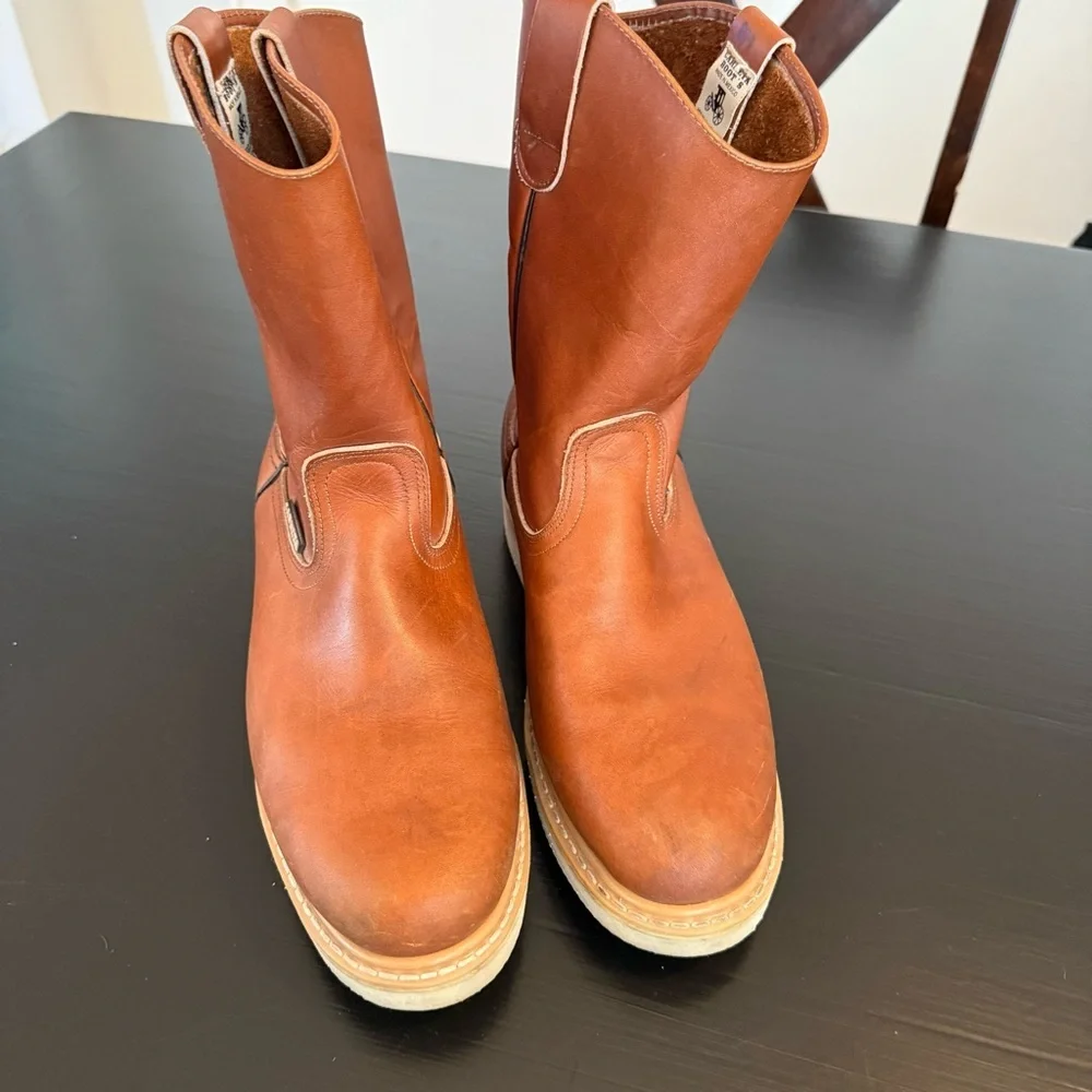 Carreta Tan Leather Ankle Boots‎ size 29 or US 11